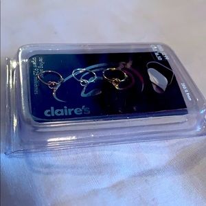 Three pack of cartilage earrings